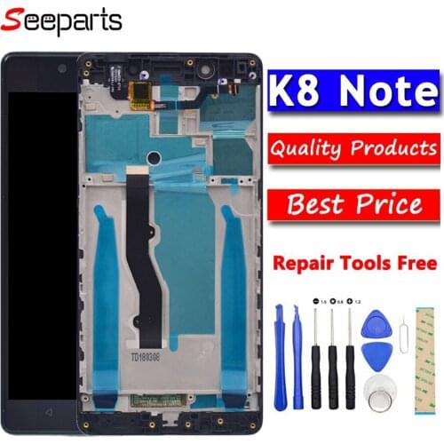 5.5" Screen for Lenovo K8 Note LCD DIsplay Touch Screen Digitizer Assembly Replacement Parts 1920*1080 for Lenovo K8 Note LCD