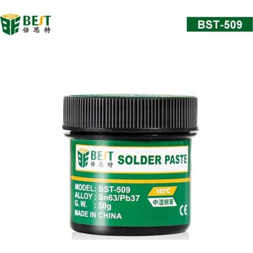 1Pcs Solder Tin Paste Lead Soldering Fluxes Grease Soldering Aid Accessories for BGA SMD PGA PCB Rework Reballing Station 50g