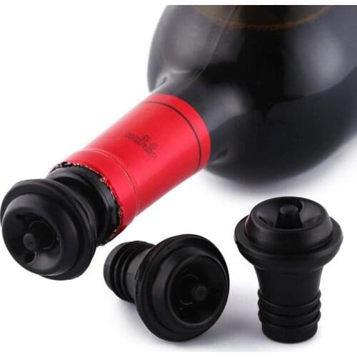 1PC Rubber Vacuum Suction Bottle Stopper Vacuum Wine Pump Preserver Stoppers