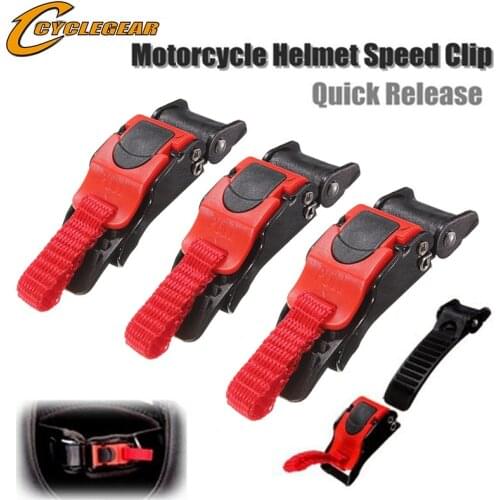 3 Sets/lot Helmet Quick Release Buckles Motorcycle Helmet Clips Capacete Clamps Casco Parts Accessories