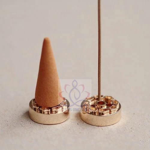Bronze Mini Incense Burner Holder 9 Slot for Incense Sticks and Incense Cone Home Decor Free Shipping