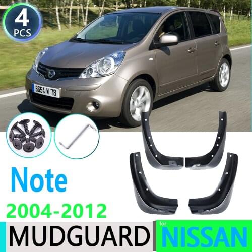 For Nissan Note 2004~2012 E11 2005 2006 2007 2008 2009 2010 2011 Car Fender Mudguard Mud Flaps Guard Splash Flap Car Accessories