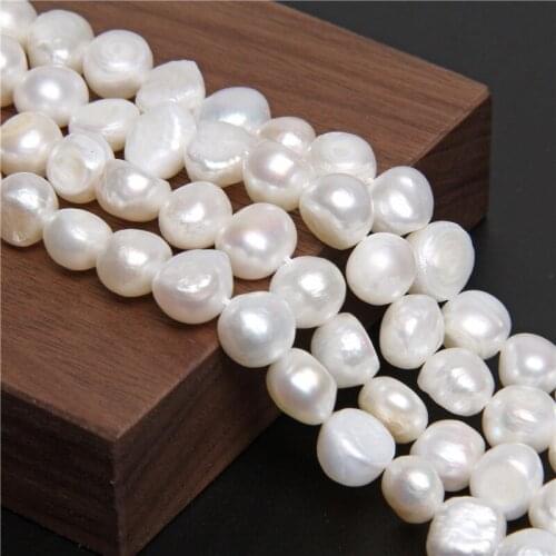 3-11 mm Baroque Pearls Beads Natural Irregular White Freshwater Pearls For DIY Women Necklace Earrings Bracelets Party Jewelry