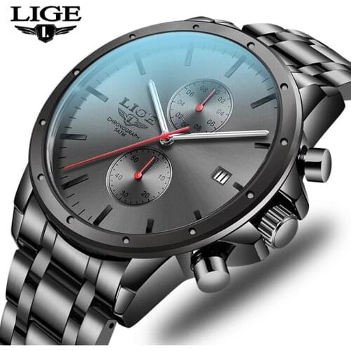 2021 New Mens Watches Clock Luxury Top Brand Military Black Quartz Watch Male Waterproof Chronograph Sports Luminous Wristwatch