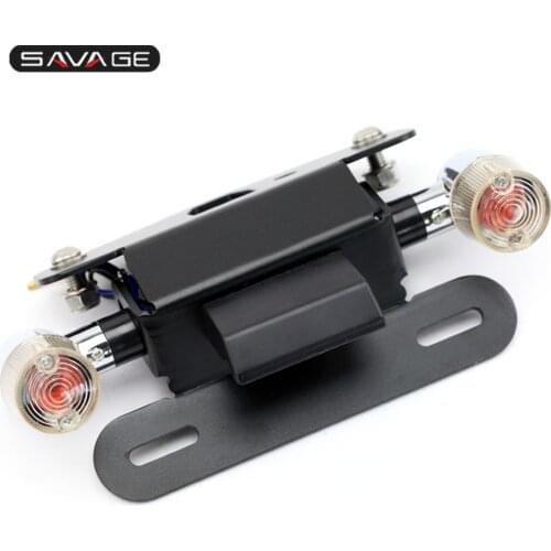 License Plate Holder LED Light For HONDA MSX 125 Grom 2013 2014 2015 Motorcycle Tail Tidy Fender Eliminator Turn Signal MSX125