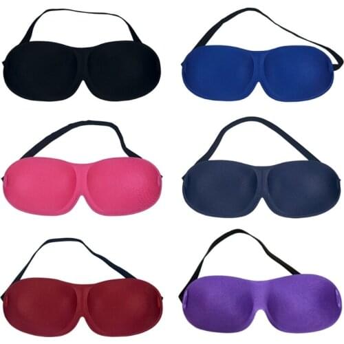 3D Rest Sleeping Eye Mask Padded Sponge Shade Cover Blindfold Patch Portable New M89F