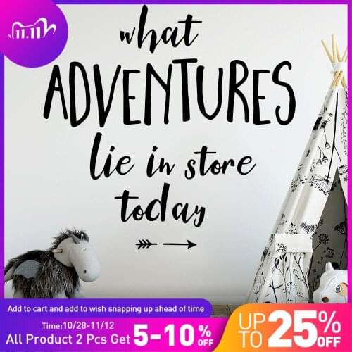 Cartoon Adventure Nursery Wall Stickers Vinyl Art Decals For Kids Rooms Decoration Diy Pvc Home Decoration Accessories