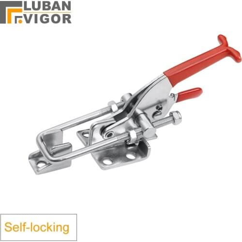 New product,Fast presser Horizontal fixture with self-locking,safety switch,more secure,more durable,lock bolt, Fixed clamp