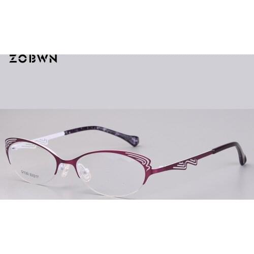 Wholesale 2018 newest Asia Europe Fashion Men Women High Quality optical glasses for Reading Eyeglasses put Prescription lens