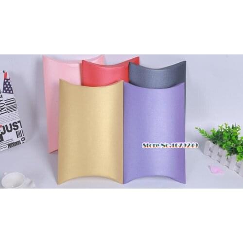 27*21*5.5cm Pillow shape gift paper Box with handle.candy gift Packaging box,Wedding Baby Shower Birthday Party Favor boxes
