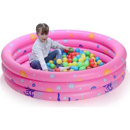 Portable Indoor Outdoor Baby Swimming Pool Inflatable Basin Bathtub kids pool baby Ocean Ball Pool Toys for Children 100*40cm