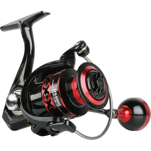 HiMISS Spinning Fishing Reel Metal Front Drag Handle Spool Saltwater Fishing Accessories