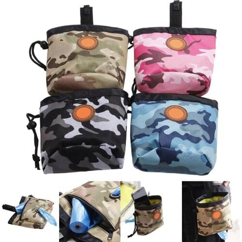 Pet Dog Puppy Pouch Walking Food Treat Snack Training Pocket Waist Storage Bag Useful