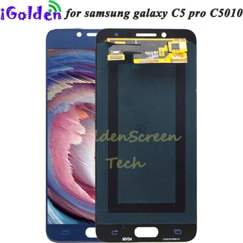 5.2'' For samsung galaxy c5 pro c5010 lcd display with touch screen digitizer Assembly replacement parts Free shipping +tool