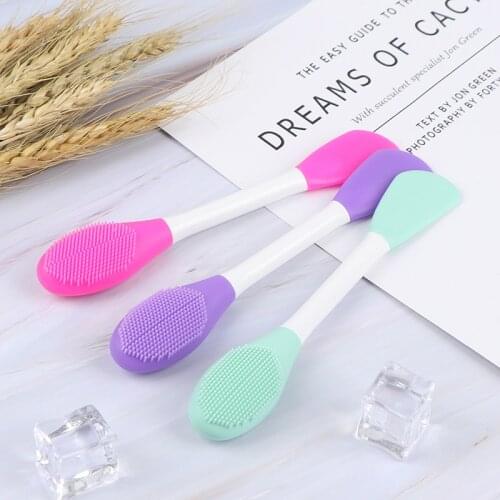 1PC Silicone Washing Remover Face Exfoliating Pore Cleaner Brush Soft Nose Brush Pore Cleaner Skin Care Massager Beauty