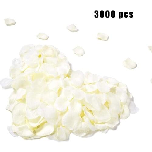 3000 PCS Artificial Rose Petals Non-woven Cloth Flower Scatter Petals Flower Decoration for Valentines Wedding Party SCIE999