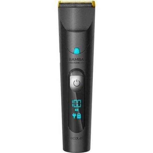 Cordless Hair Clippers Cecotec Bamba PrecisionCare Wet&Dry LED Black