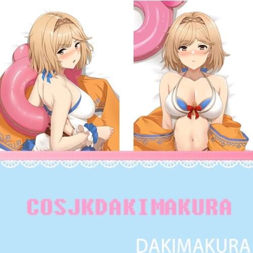 Anime Dakimakura Granblue Fantasy Djeeta Female HD Print Pillowcase Body Hugging Pillow Cover Case Otaku Room Exquisite Gifts