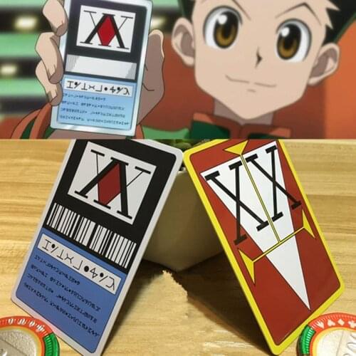 Anime HUNTERxHUNTER License Card Cosplay Costumes Props Jie Killua Zoldyck Card