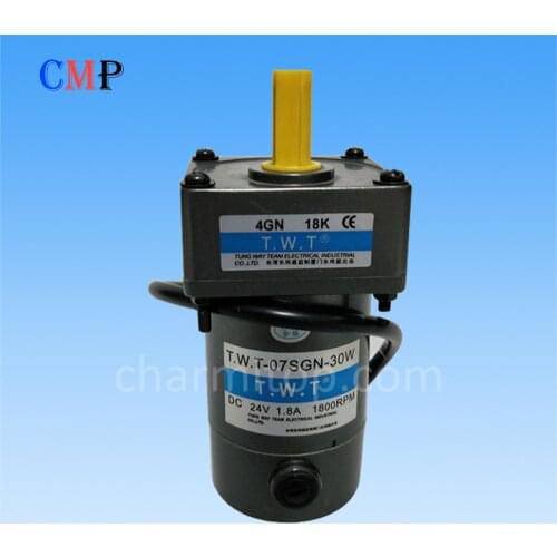 PM DC MOTOR 07SGN-24V-30W-1800/4GN18K 24V 90V 07SGN-24V-30W-1800/4GN15K