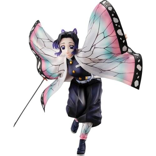 Demon Slayer Blade Butterfly Ninja Column Figure Static Decoration Colletible Model Toys Japanese Anime Figure model Ornaments