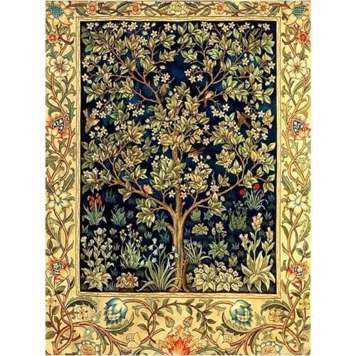 Full Square Drill Diamond Painting Cartoon 5D DIY Mosaic Diamond Embroidery Cross Stitch Rhinestone Decoration Money Tree