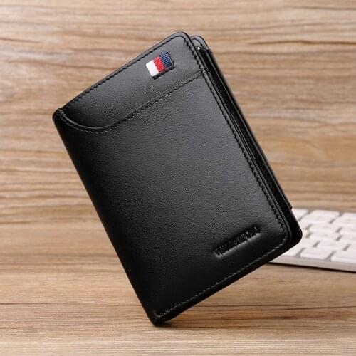 Multi functional short wallet leather leisure card holder fashion Coin Wallet