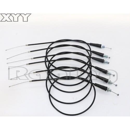 Motocross 820/870/915/950/1050/1150/1200/1270mm Straight Head Motorcycle Throttle Oil Cable Line for Pit Dirt bike ATV
