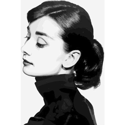 DIY 5D Poured Glue Diamond Painting Kits Scalloped Edge On Canvas Beauty Girl Full Round With AB Drill Frameless Unique Gift Art