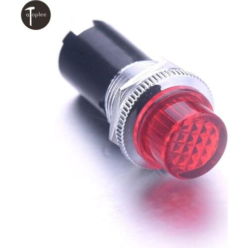 New Arrival 1pcs 16mm AC 220V DH16-HS Red Green Yellow Blue White Neon Signal Light/Indicator Light for Emergency Signals