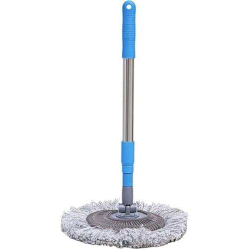 360 Degree Rotation Microfiber Chenille Wet Mop With Adjustable Long Handle For Home Window Cleaning/Car Washing Tool