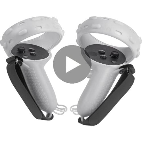 Silicone Grip Knuckle Strap For Quest2 Oculus Quest 2 Accessories Smart 3D VR Glasses Virtual Reality Helmet Headset Occulus Set