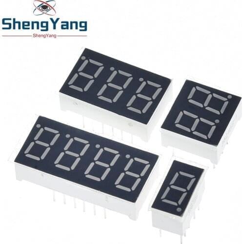 10PCS 0.36inch LED display 7 Segment 1 Bit/2 Bit/3 Bit/4 Bit Digit Tube Red Common Cathode / Anode Digital 0.36 inch led
