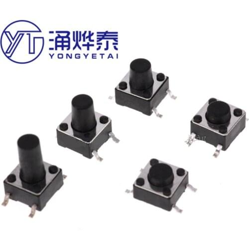 Patch touch switch 6*6*4.3/5/6/7/8/9/10/11/12MM commonly used 4-PIN button Free shpping