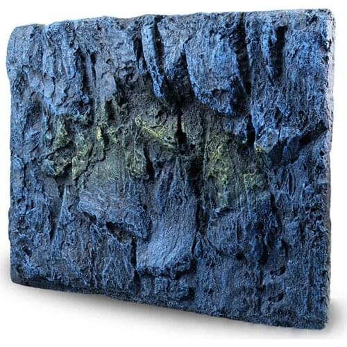 Ocean Rock Pattern model Background 3D seabed pet Fish Tortoise Frog Vivarium Terrarium Aquarium fish tank Decoration Not poster