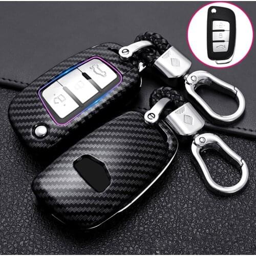 ABS Carbon Fibe Car Remote Key Full Cover Case For Geely Emgrand EC7 MK Atlas X7 7 EC8 GT Boyue CK2 Panda GC6 NL3 GX7 GX2 Holder