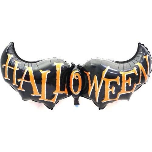 1 pcs big Halloween bat styling aluminum balloons cartoon carnival Halloween party decoration supplies balloon