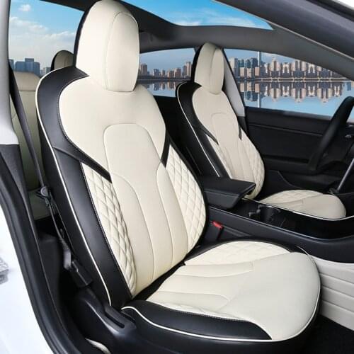 5-seat Car Seat Covers for Tesla Model 3 Full Surrounded Cushion Protector Car Accessories Interior Decoration
