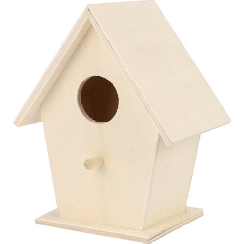 Top Selling Nest House Wooden Bird Cages Home Decoration Accessories Bird House Garden Decor Outdoor Bird Box Dropshipping