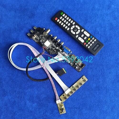 For LP140WH2 (TL)(S1)/(TL)(S2)/(TL)(S3)/(TL)(SA) DVB-T 1366*768 USB+AV panel digital LVDS 40-Pin 3663 controller board kit