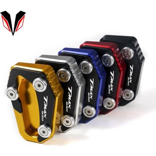 For Yamaha Tmax 530 T-MAX TMAX 530 SX DX 2017 2018 2019 Motorcycle CNC Accessories Kickstand Pad Side Stand Enlarge Extension