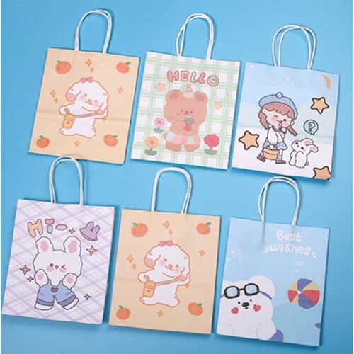 Unicorn Party Paper Popcorn Box Gift Box Candy Cookies Bags 1st Kids Birthday Party Decorations Gift Bags Baby Shower Supplies