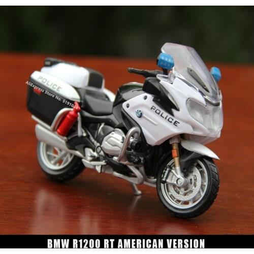 Maisto 1:18 Hot BMW Yamaha R1200 RT Police motorcycle series original authorized simulation alloy motorcycle model toy car