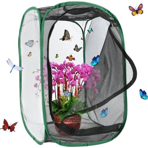 Mini Insect Cage Butterfly Habitat Box Net Praying Mantis Stick Butterfly Breeding Enclosure Safety Housing Bird Supplies
