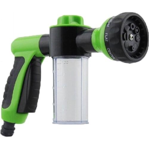 New Car Washing Foam Green Water Gun Car Washer Portable Durable High Pressure For Car Washing Nozzle Spray Free Shipping