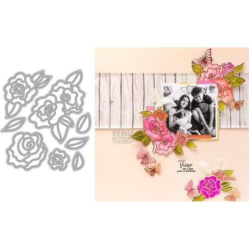 Charming Flower Wavy Outlines Metal Cutting Dies For New DIY Scrapbooking Album New Craft Embossing Cards 2020