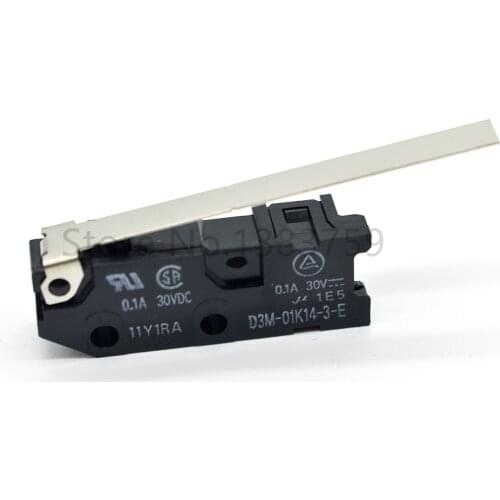 Original imported D3M-01K14-3-E(V) pendulum micro switch 0.1A 30VDC normally closed switch