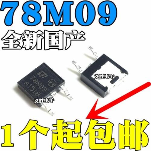 Original New 5pcs/ L78M09 L78M09CDT 78M09 TO-252 SOT-252