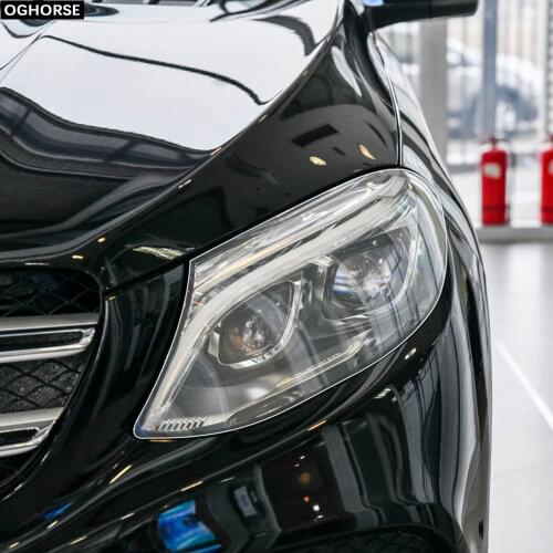 Car Headlight Self Healing Protective Film Transparent TPU Decal Sticker for Mercedes Benz GLE Class W166 C292 W167 AMG 63