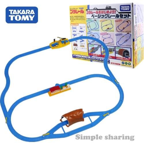 Takara Tomy Tomica Plarail Basic Starter Railroad Set Model Kit Diecast Educational Toys Magic Miniature Baby Dolls
